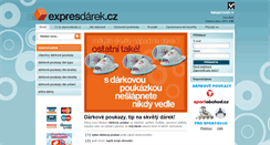 Desktop Screenshot of expresdarek.cz